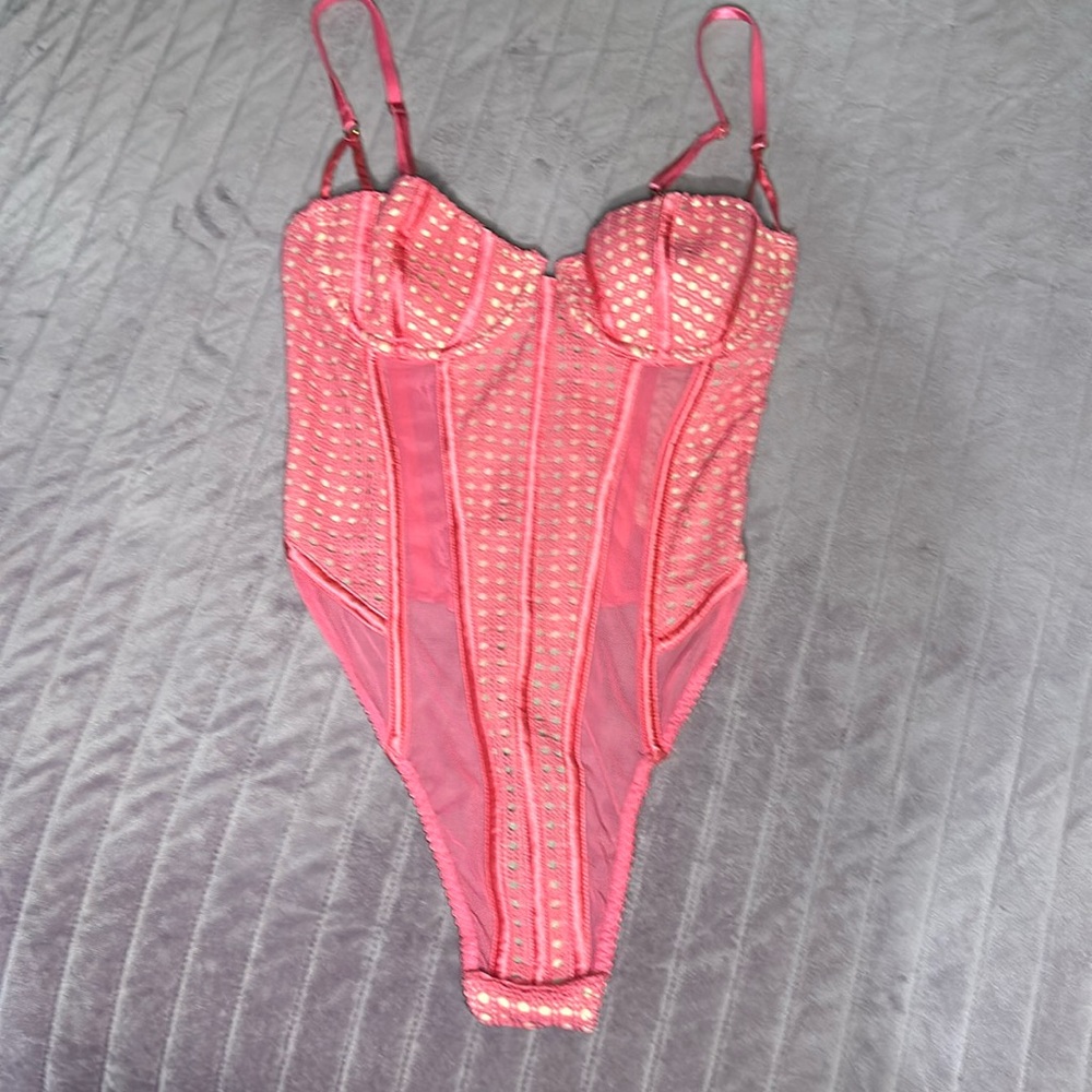 VICTORIA SECRET CORSET PINK TOP